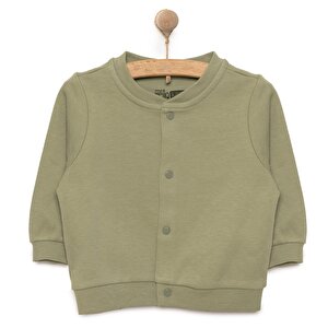 HelloBaby Basic Hırka, Haki, 3 Ay
