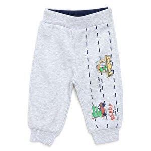 HelloBaby Basic Baskıl, Gri Melanj, 6 Ay