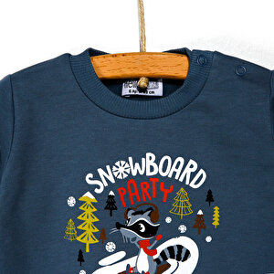 Basic Baskılı Sweatshirt