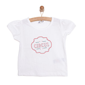 Basic Baskılı Tshirt Kız Bebek