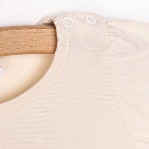 Basic Best Mom Baskılı Tshirt Kız Bebek