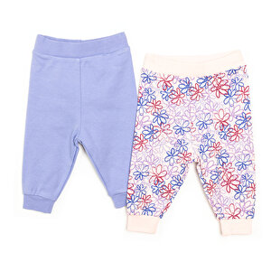 HelloBaby Basic Çiçek Desenl, Lila, 6 Ay
