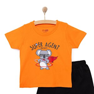 Basic Desenli Şortlu Takım Erkek Bebek Basic Desenli Şortlu Takım Erkek Bebek
