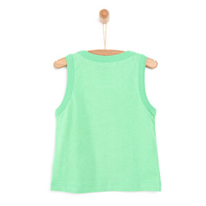 Basic Dino Baskılı Atlet Tshirt Erkek Bebek