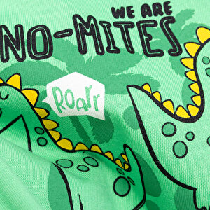 Basic Dino Baskılı Atlet Tshirt Erkek Bebek