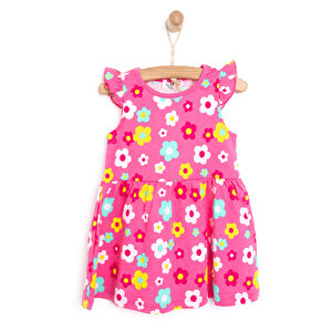 HelloBaby Basic Elbise, Desenli, 9 Ay