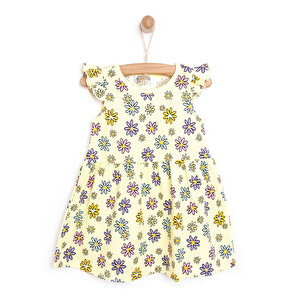 HelloBaby Basic Elbise, Desenli, 9 Ay