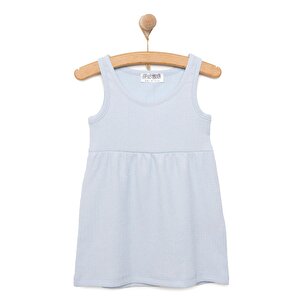 HelloBaby Basic Elbise, Mavi, 9 Ay