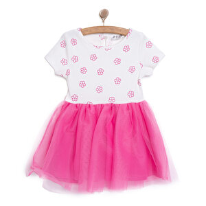 HelloBaby Basic Elbise, Pembe, 9 Ay