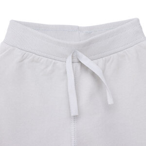 Erkek Bebek Eşofman Alt Şardonlu Kumaş Ribana Paça Gri