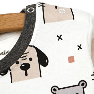 Basic Erkek Bebek Funny Friends Sweatshirt-Patiksiz Alt Erkek Bebek