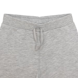 Unisex Eşofman Alt Şardonlu Gri Melanj