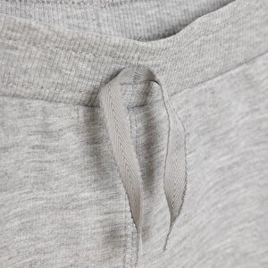 Unisex Eşofman Alt Şardonlu Gri Melanj