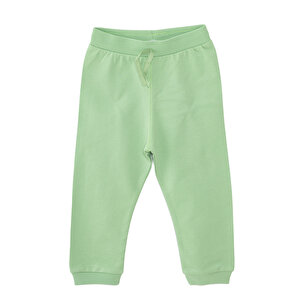 Erkek Bebek Eşofman Alt İki İplik Kumaş Ribanalı Paça