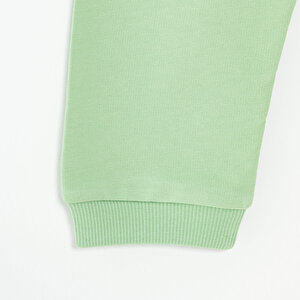 Erkek Bebek Eşofman Alt İki İplik Kumaş Ribanalı Paça