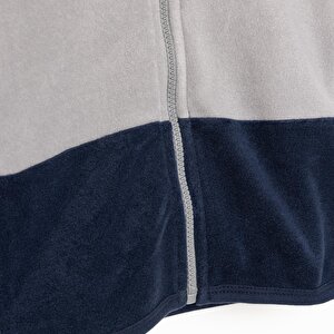 Basic Erkek Fermuarlı Kapüşonlu Polar Hırka Erkek Bebek