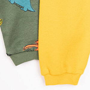 Basic Erkek Hayvan Desenli 2li Patiksiz Alt Erkek Bebek