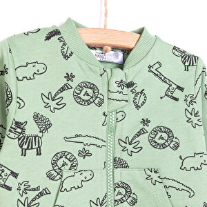 Basic Erkek Hayvan Desenli Eşofman Takımı Erkek Bebek