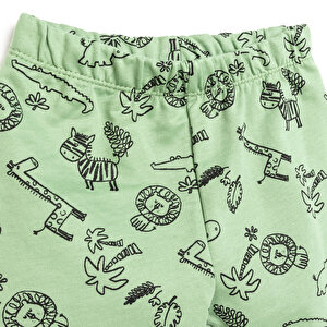 Basic Erkek Hayvan Desenli Eşofman Takımı Erkek Bebek