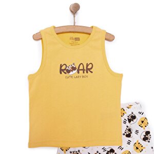 Basic Erkek Kaplan Baskılı Atlet-Şort Erkek Bebek Basic Erkek Kaplan Baskılı Atlet-Şort Erkek Bebek