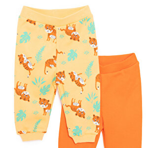 Basic Erkek Kaplan Desenli 2li Patiksiz Alt Erkek Bebek