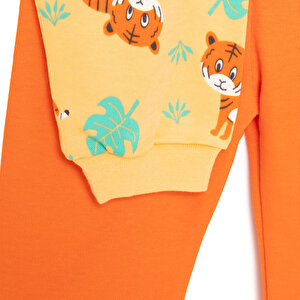 Basic Erkek Kaplan Desenli 2li Patiksiz Alt Erkek Bebek