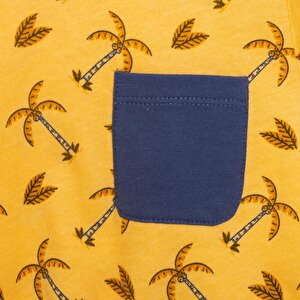 Basic Erkek Palmiye Desenli Şortlu Takım Erkek Bebek Basic Erkek Palmiye Desenli Şortlu Takım Erkek Bebek