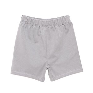 HelloBaby Basic Erkek Şort, Gri, 6 Ay