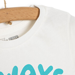 Basic Erkek Pizza Baskılı T-Shirt Erkek Bebek