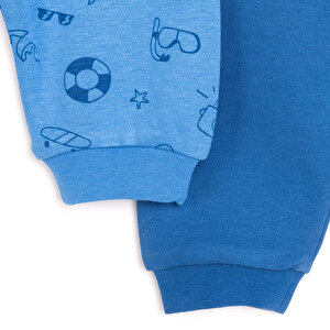 Basic Erkek Plaj Baskılı 2li Patiksiz Alt Erkek Bebek Basic Erkek Plaj Baskılı 2li Patiksiz Alt Erkek Bebek