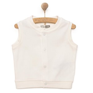 HelloBaby Basic Basic Yelek, Bej, 6 Ay