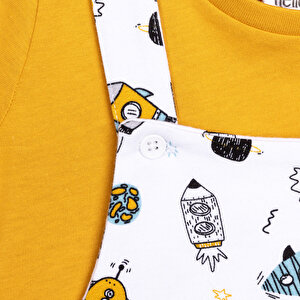 Basic Şort Salopet-Tshirt Basic Şort Salopet-Tshirt