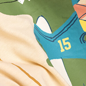 Basic Erkek Şampiyon Dinozor Baskılı Şortlu Takım Erkek Bebek