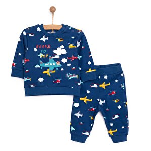 HelloBaby Basic Erkek Uça, Desenli, 6 Ay