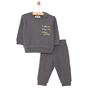 HelloBaby Basic Erkek Ya, Antrasit, 6 Ay