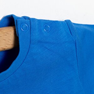 Basic Erkek Yazı Baskılı T-Shirt Erkek Bebek Basic Erkek Yazı Baskılı T-Shirt Erkek Bebek