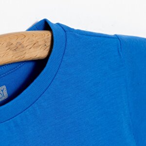 Basic Erkek Yazı Baskılı T-Shirt Erkek Bebek Basic Erkek Yazı Baskılı T-Shirt Erkek Bebek