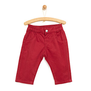 HelloBaby Basic Gabardin Pa, Bordo, 6 Ay