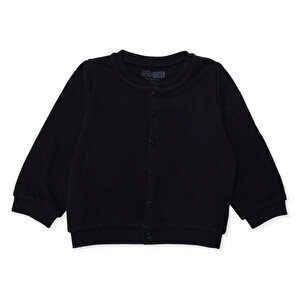 HelloBaby Basic Hırka, Siyah, 6 - 9 Ay