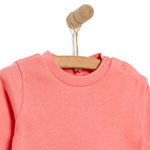 Basic İnterlok  Uzun kol Tshirt Kız Bebek