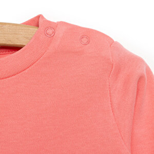 Basic İnterlok  Uzun kol Tshirt Kız Bebek