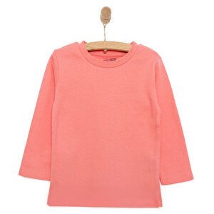 Basic İnterlok  Uzun kol Tshirt Kız Bebek