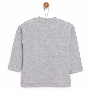 Unisex Bebek Tişört İnterlok Çıtçıtlı Bisiklet Yaka Uzun Kol Beyaz Unisex Bebek Tişört İnterlok Çıtçıtlı Bisiklet Yaka Uzun Kol Beyaz