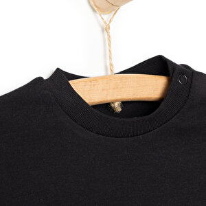 Unisex Tişört İnterlok Çıtçıtlı Bisiklet Yaka Uzun Kol Unisex Tişört İnterlok Çıtçıtlı Bisiklet Yaka Uzun Kol