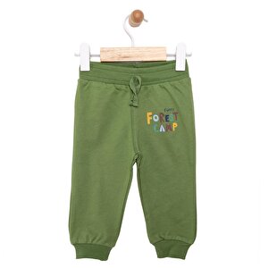 HelloBaby Basic Kamp Yazılı, Yeşil, 6 Ay