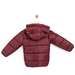 Basic Kapüşonlu Kulaklı Mont Kız Bebek