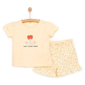 HelloBaby Basic Tshirt-, Açık Sarı, 6 Ay