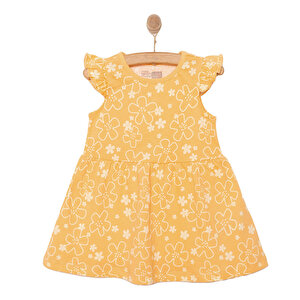 HelloBaby Basic Kız Çiçek, Turuncu, 9 Ay
