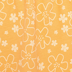 Basic Kız Çiçek Desenli Elbise Kız Bebek