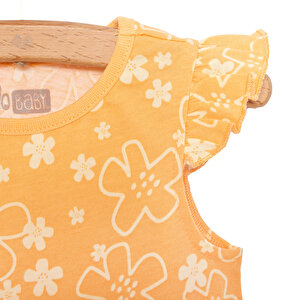 Basic Kız Çiçek Desenli Elbise Kız Bebek